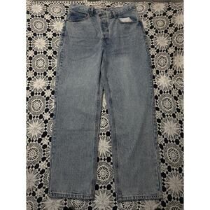 Fashion Nova Straight-Leg Washed Jeans – Size 9 – Blue – 091